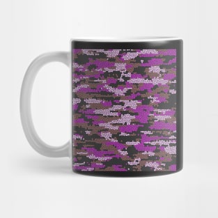 Camo Pattern - Purple Brown Mug